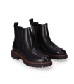 BOTÍN CHELSEA DE PIEL CHIKA 10 SABELA 01 NEGRO