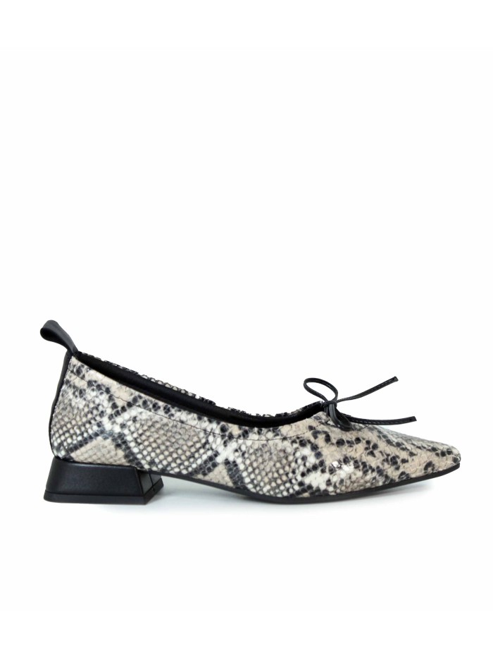 ZAPATO BAILARINA ANIMAL PRINT DESIREE VIENA 12 BEIG