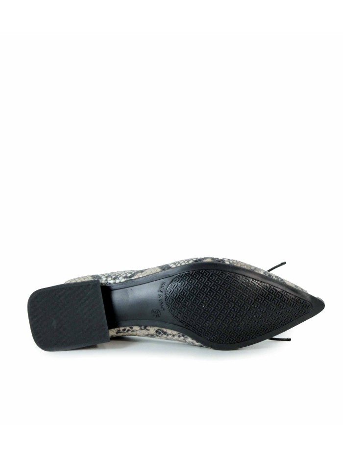 ZAPATO BAILARINA ANIMAL PRINT DESIREE VIENA 12 BEIG