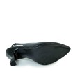 ZAPATO DE TACÓN DESTALONADO EN PIEL DESIREE SAMI 1 NEGRO