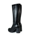 BOTA DE CAÑA ALTA CON TACÓN EN TENDENCIA DORKING 9559 NEGRO