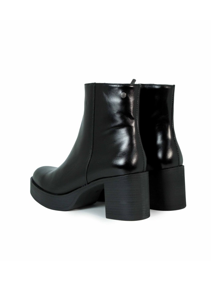 BOTÍN CON TACÓN EN TENDENCIA DORKING D-9591 NEGRO