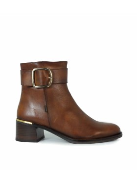 BOTÍN CON TACÓN MEDIO CASUAL DORKING D-9603 CUERO