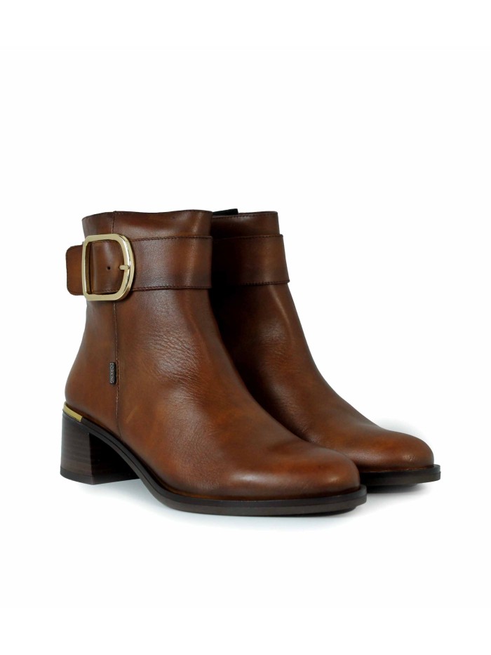 BOTÍN CON TACÓN MEDIO CASUAL DORKING D-9603 CUERO