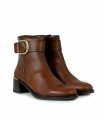 BOTÍN CON TACÓN MEDIO CASUAL DORKING D-9603 CUERO