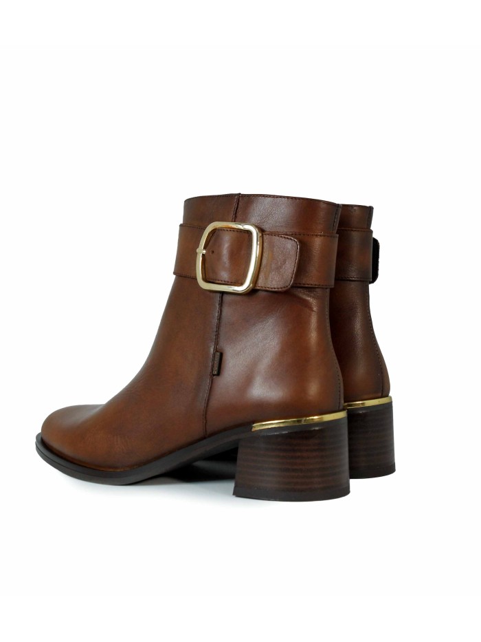 BOTÍN CON TACÓN MEDIO CASUAL DORKING D-9603 CUERO