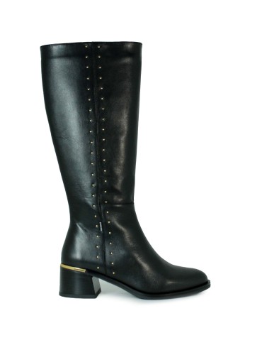 BOTAS DE CAÑA ALTA  EN TENDENCIA DORKING D-9609 NEGRO