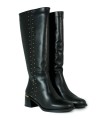 BOTAS DE CAÑA ALTA  EN TENDENCIA DORKING D-9609 NEGRO