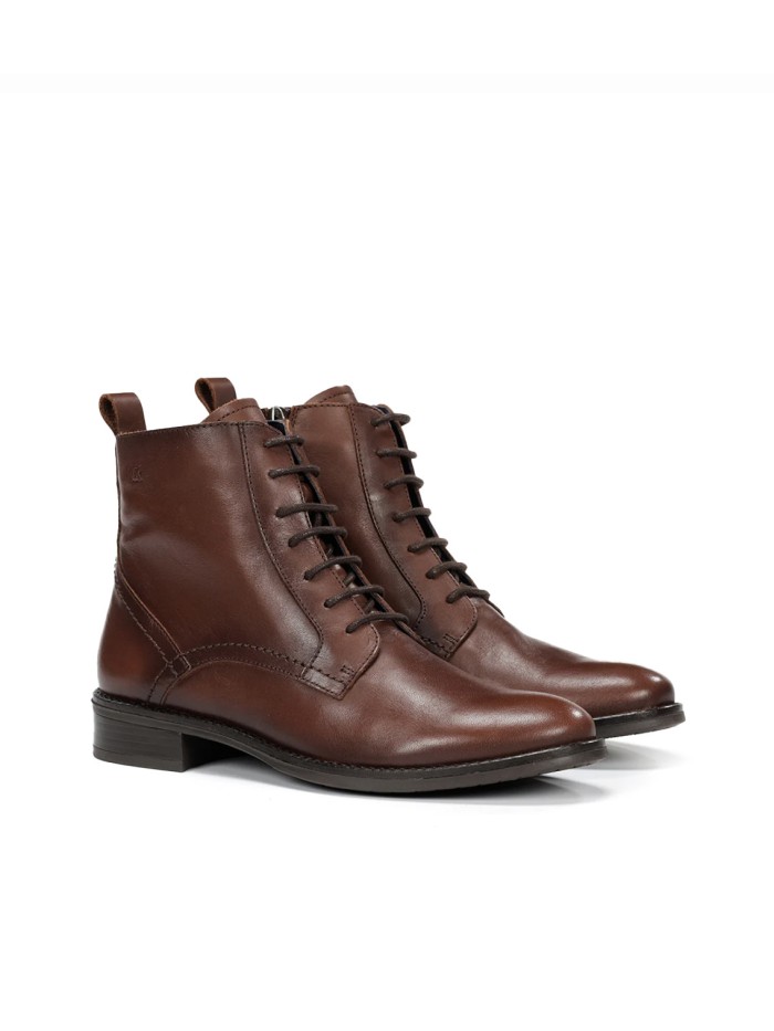 BOTINES DE CORDONES MARRONES PARA MUJER DORKING HARVARD D-8343