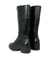 BOTAS ESTILO MILITAR CON TACÓN MEDIO FLUCHOS F2245 NEGRO