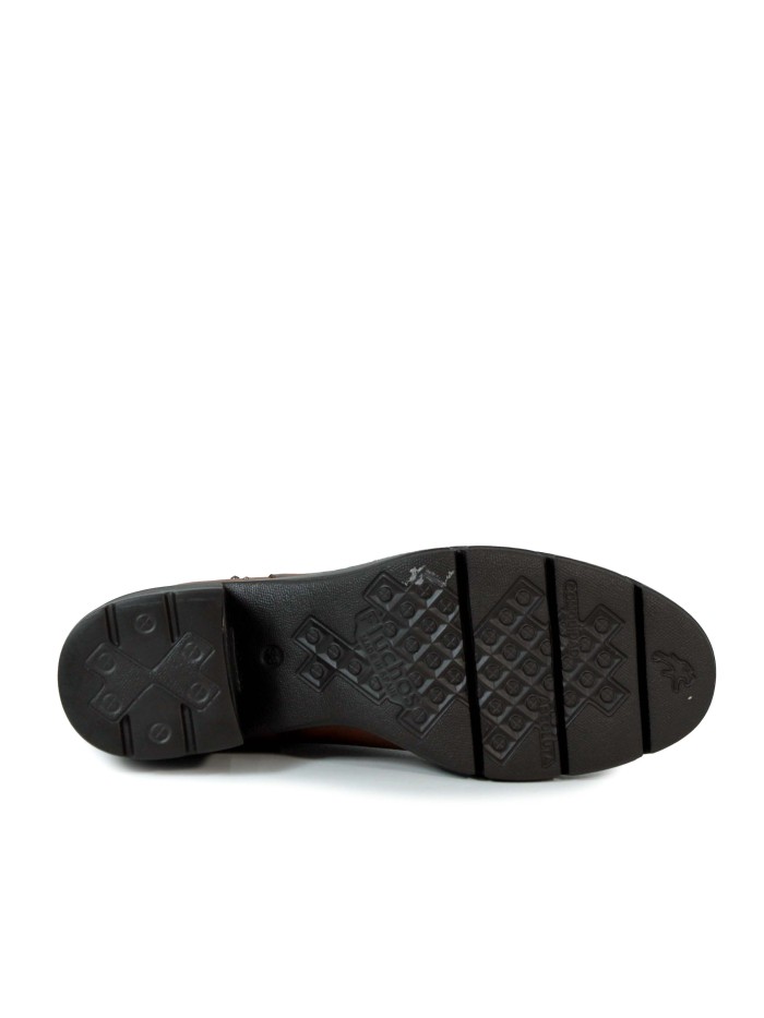 BOTÍN DE PIEL CON TACÓN MEDIO FLUCHOS F2109 CUERO