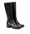 BOTA DE CAÑA ALTA NEGRA DE PIEL Fluchos ALISS F1374