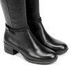 BOTA DE CAÑA ALTA NEGRA DE PIEL Fluchos ALISS F1374