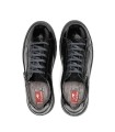 ZAPATILLAS NEGRAS DE SPORT EN CHAROL CON CREMALLERA FLUCHOS POMPAS F1666