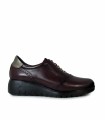 ZAPATO DEPORTIVO DE PIEL FLUCHOS LIVE F2096 BURDEOS