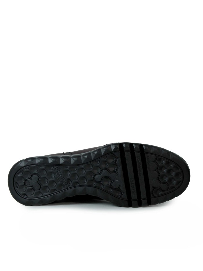 ZAPATO DEPORTIVO DE PIEL FLUCHOS LIVE F2096 BURDEOS