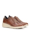 ZAPATO SPORT MUJER DE PIEL FLUCHOS LIVE F2096 MARRÓN