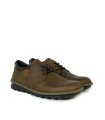 ZAPATILLAS CONFORT CON CORDONES FLUCHOS F2258 PIEDRA
