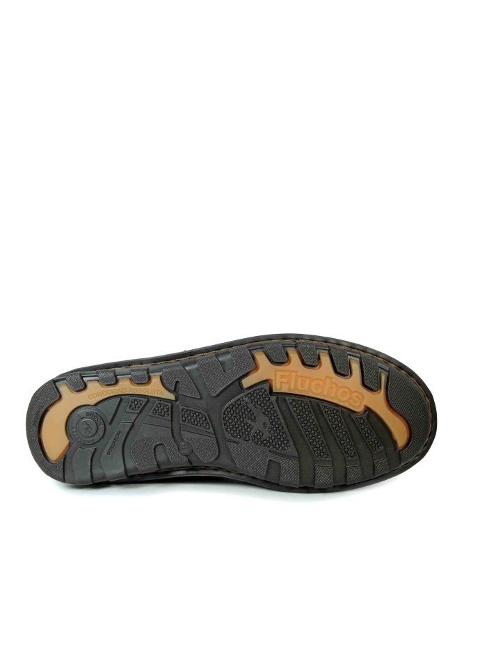 ZAPATILLAS CONFORT CON CORDONES FLUCHOS F2258 PIEDRA