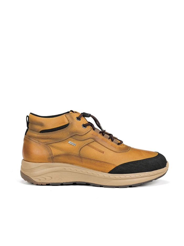BOTÍN CASUAL CON CORDONES FLUCHOS F2295 AMARILLO