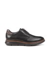 ZAPATO DE PIEL NEGRO CON CORDONES FLUCHOS WILLIAM F1351