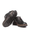 ZAPATO DE PIEL NEGRO CON CORDONES FLUCHOS WILLIAM F1351