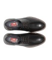 ZAPATO DE PIEL NEGRO CON CORDONES FLUCHOS WILLIAM F1351