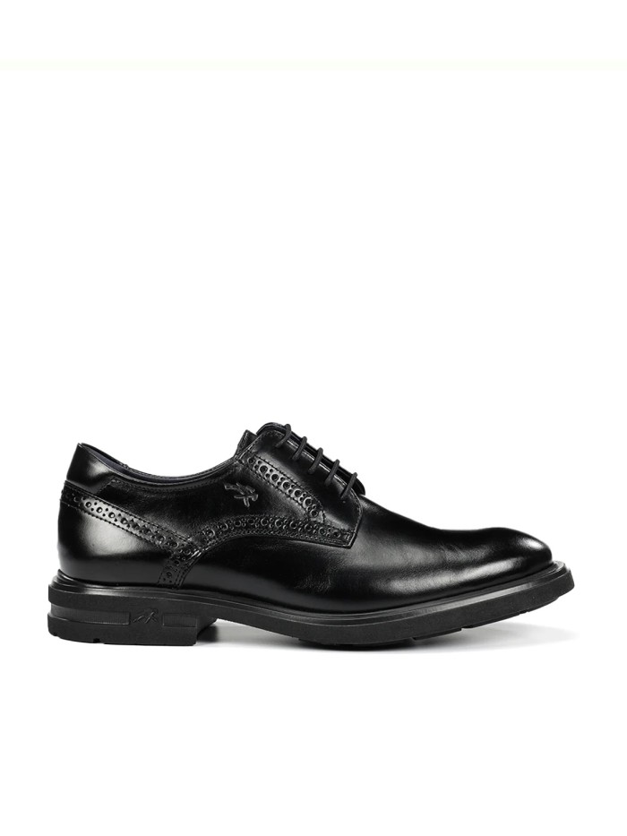 ZAPATOS HOMBRE CORDONES NEGRO FLUCHOS BELGAS 630