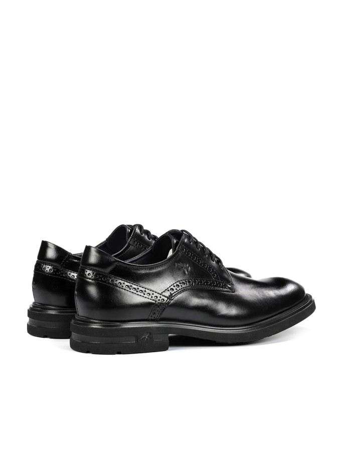 ZAPATOS HOMBRE CORDONES NEGRO FLUCHOS BELGAS 630