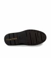 BOTÍN DE PIEL PLANOS CON CORDONES FLUCHOS F2322 NEGRO