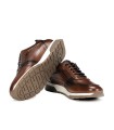 ZAPATILLAS CASUAL PARA HOMBRE EN PIEL MARRÓN FLUCHOS F1600
