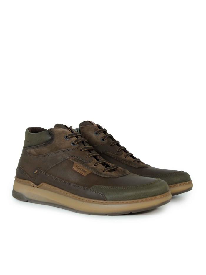 ZAPATO BOTÍN CASUAL  FLUCHOS F2280 CAFÉ