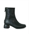 BOTINES DE PIEL DE MUJER CON TACÓN BAJO NEGRO GAIMO CHUCK