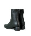 BOTINES DE PIEL DE MUJER CON TACÓN BAJO NEGRO GAIMO CHUCK