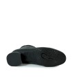 BOTINES DE PIEL DE MUJER CON TACÓN BAJO NEGRO GAIMO CHUCK