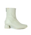 BOTINES DE PIEL DE MUJER CON TACÓN BAJO BEIGE GAIMO CHUCK