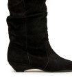 BOTAS DE PIEL DE MUJER CON TACÓN BAJO GAIMO MARGARIT NEGRO