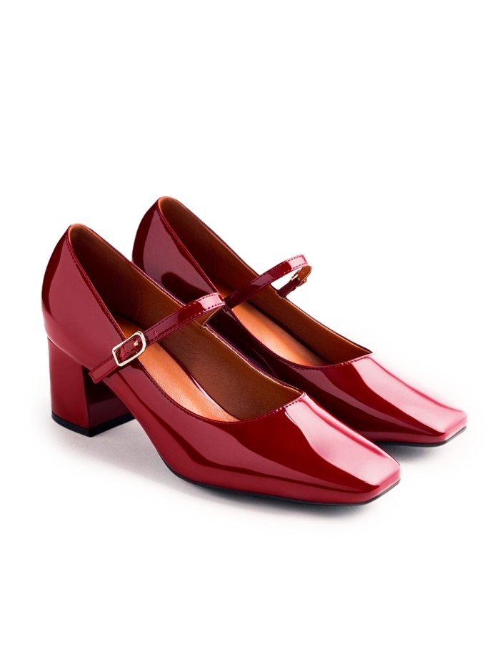 ZAPATOS MARY-JANE EFECTO CHAROL GIOSEPPO WINDHAM BURDEOS