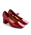 ZAPATOS MARY-JANE EFECTO CHAROL GIOSEPPO WINDHAM BURDEOS