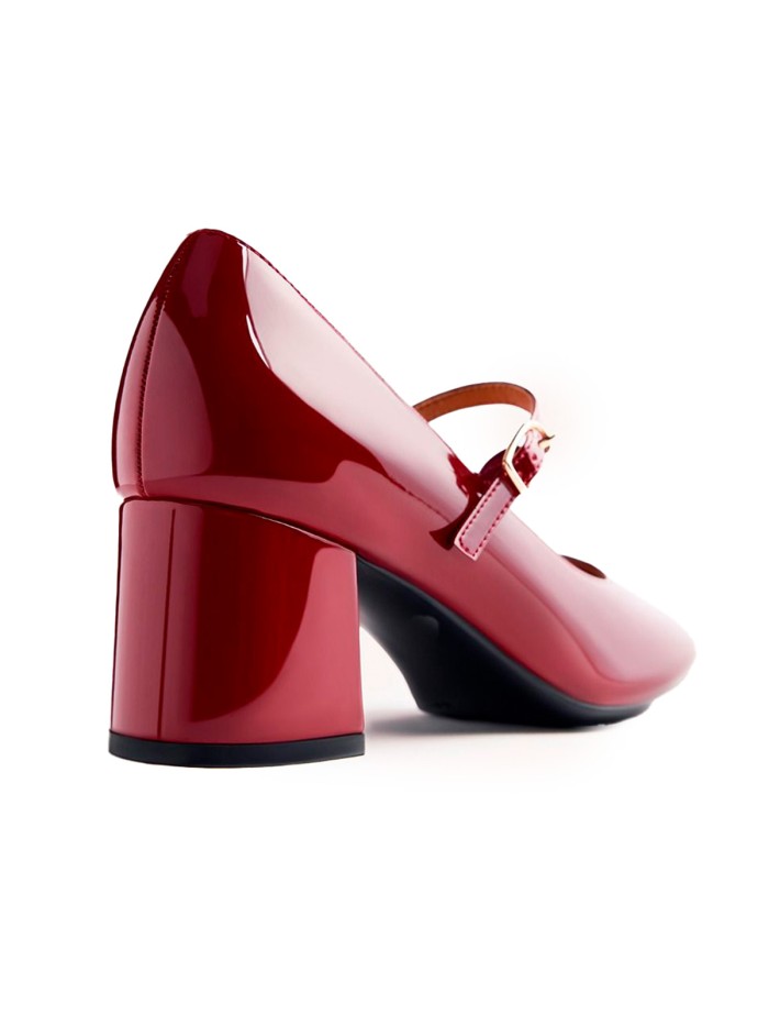 ZAPATOS MARY-JANE EFECTO CHAROL GIOSEPPO WINDHAM BURDEOS