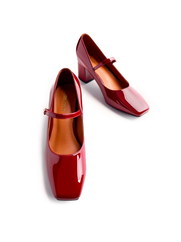ZAPATOS MARY-JANE EFECTO CHAROL GIOSEPPO WINDHAM BURDEOS