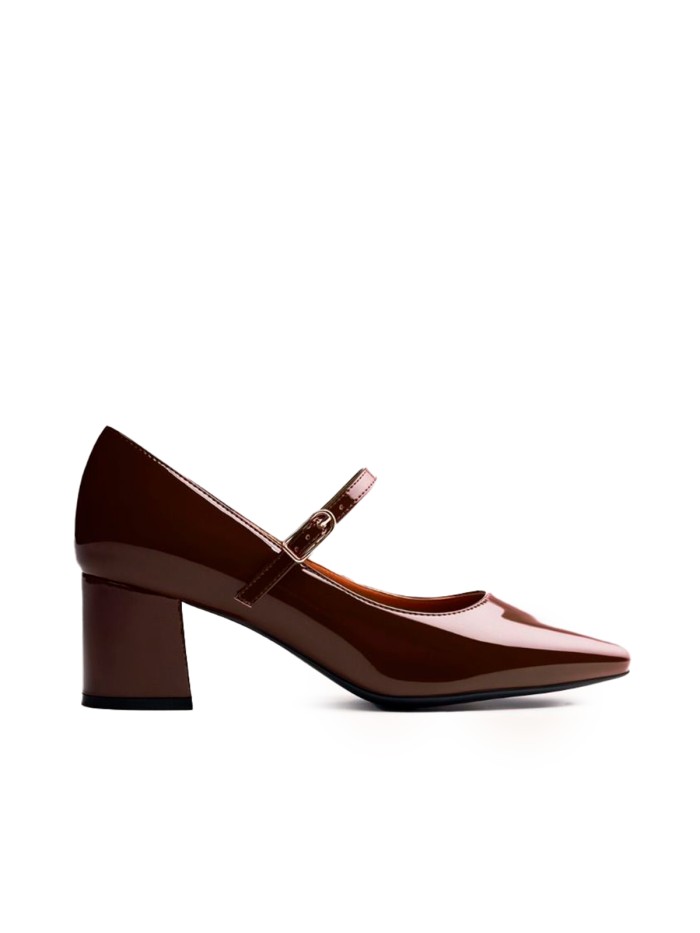 ZAPATOS MARY-JANE EFECTO CHAROL GIOSEPPO WINDHAM MARRÓN