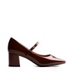 ZAPATOS MARY-JANE EFECTO CHAROL GIOSEPPO WINDHAM MARRÓN