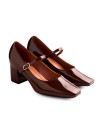 ZAPATOS MARY-JANE EFECTO CHAROL GIOSEPPO WINDHAM MARRÓN