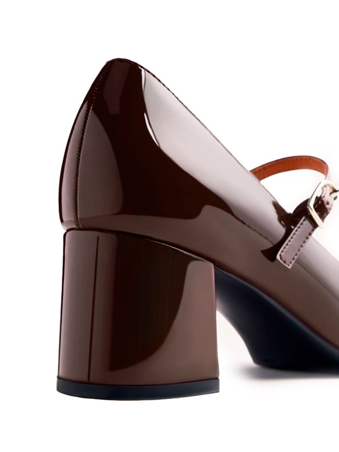 ZAPATOS MARY-JANE EFECTO CHAROL GIOSEPPO WINDHAM MARRÓN