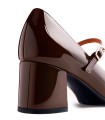 ZAPATOS MARY-JANE EFECTO CHAROL GIOSEPPO WINDHAM MARRÓN