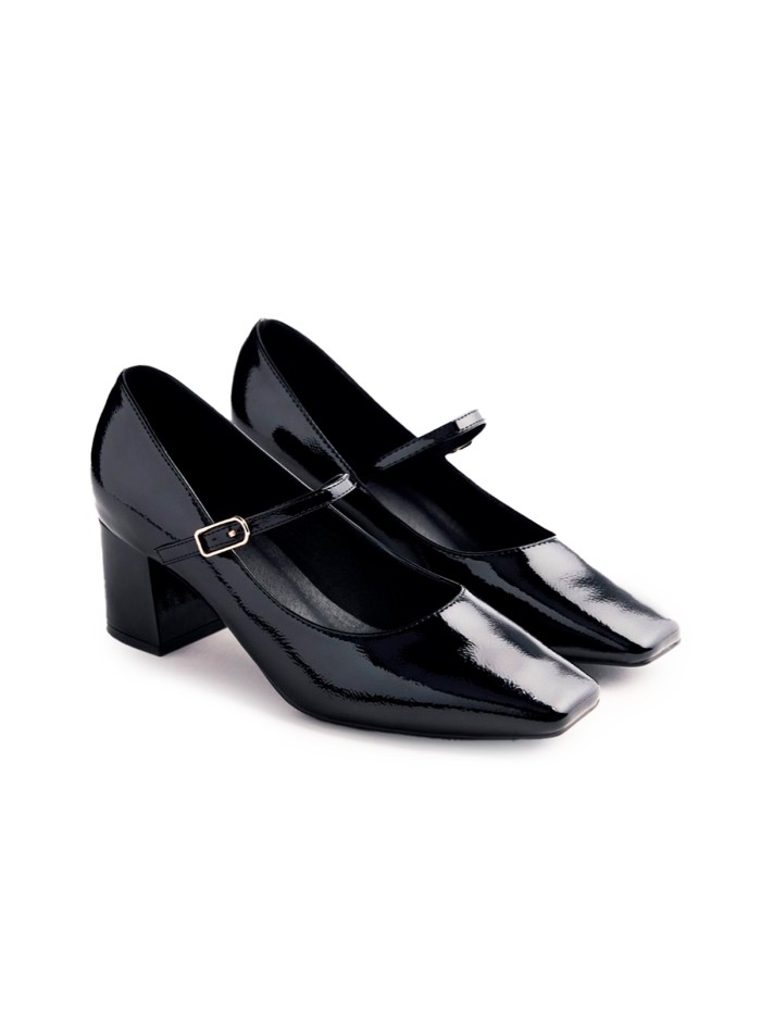 ZAPATOS MARY-JANE EFECTO CHARON GIOSEPPO WINDHAM NEGRO