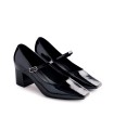 ZAPATOS MARY-JANE EFECTO CHARON GIOSEPPO WINDHAM NEGRO