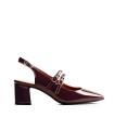 ZAPATOS MARY-JANE EFECTO CHAROL GIOSEPPO SODUS MARRÓN