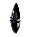 ZAPATOS TACÓN BAJO ESTILO CHAROL GIOSEPPO LUCAN NEGRO